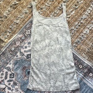 Old Navy Snake Print Sequins Tank Top